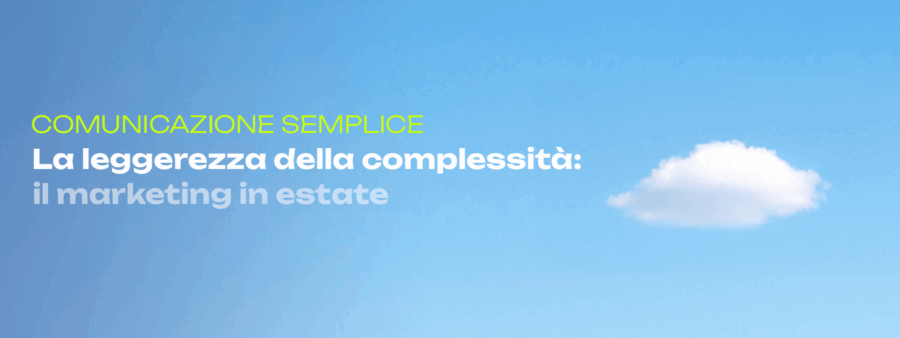 Nuvola bianca su cielo azzurro: metafora visiva della leggerezza nel marketing estivo e nella pubblicità sotto l’ombrellone